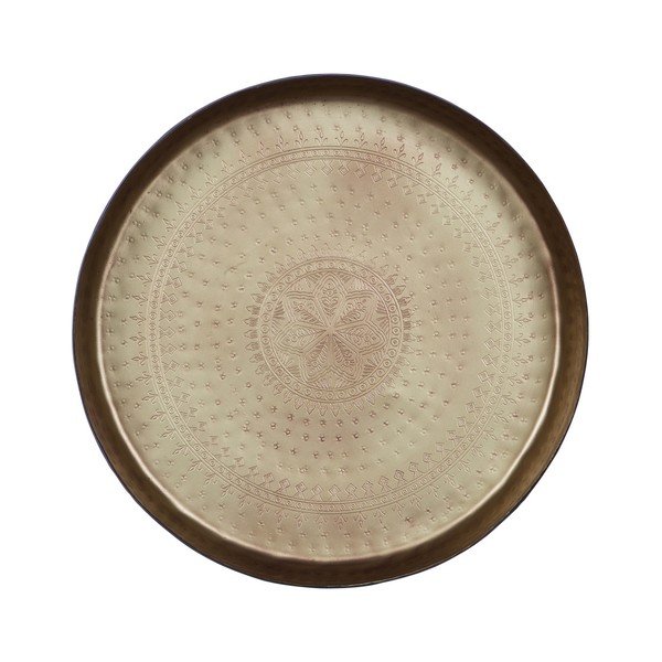 Dekorativní podnos s mosazným detailem BePureHome Waitress, Ø 44 cm-image-1