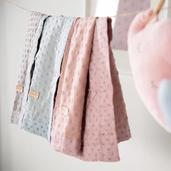 Roosa beebitekk 80x80 cm Lil Planet - Roba-image-1