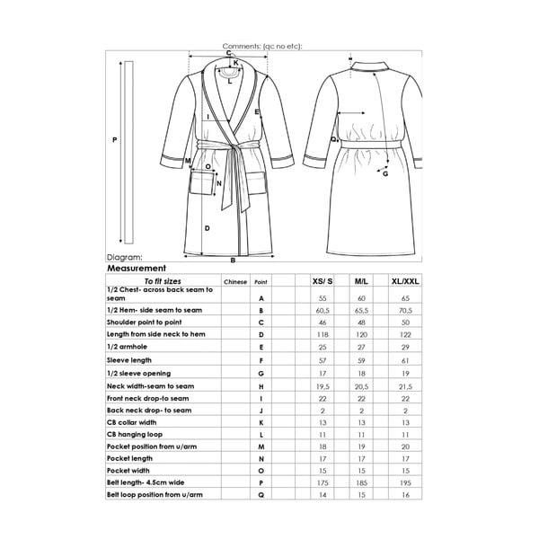 Beež mikrofliisist supelmantel, suurus XL/XXL Polyvelvet - Good Morning-image-2