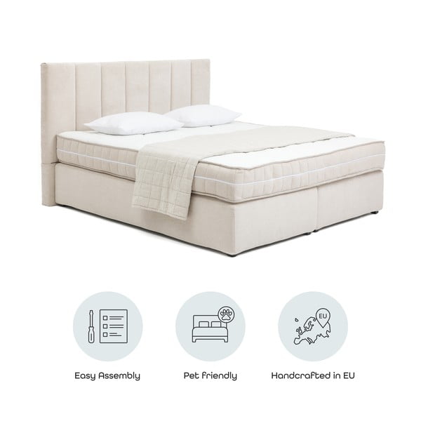 Beež vedruvoodi 180x200cm Olia Bold Line - Bonami Selection-image-4