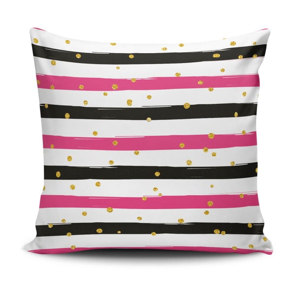 Polštář s příměsí bavlny Cushion Love Stripes, 45 x 45 cm