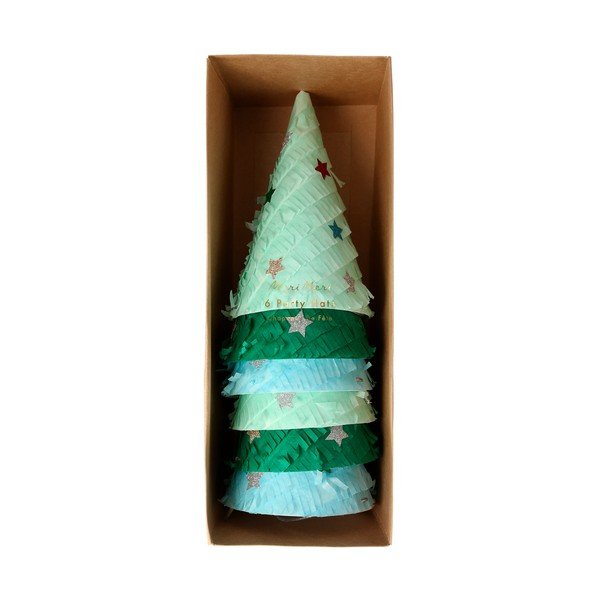 Pabermütside komplekt 6 tk Christmas Tree – Meri Meri-image-1