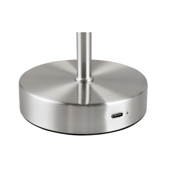 Hõbedane dimmerdatav LED laualamp (kõrgus 30 cm) Jeff - Reality-image-4