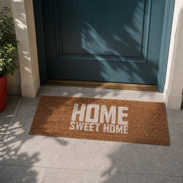 Uksematt valge kirjaga Home Sweet Coir, 75 x 26 cm Home Sweet Home - PT LIVING-image-1