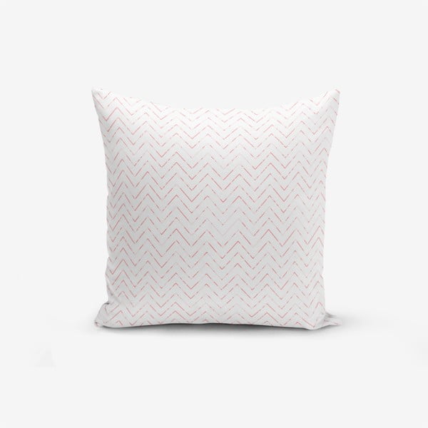 Puuvillasegust padjapüür Fusya Colorful Zigzag Modern, 45 x 45 cm - Minimalist Cushion Covers