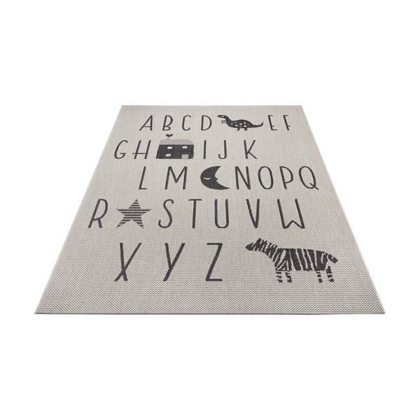 Kreemjas lastevaip Kirjad, 160 x 230 cm - Ragami-image-2