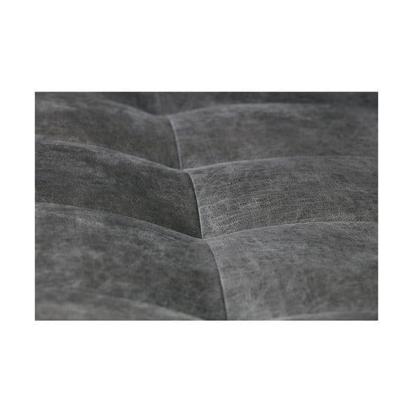 Must taaskasutatud nahast diivan , 277 cm Rodeo - WOOOD-image-3