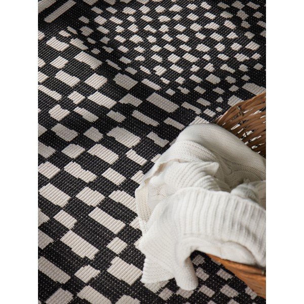 Must/kreemikas sise- ja õuevaip 160x230 cm Haringey Barkham - Ted Baker-image-3