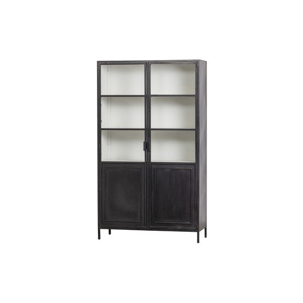 Must metallist vitriinkapp 110x189 cm Nora - Basiclabel-image-3