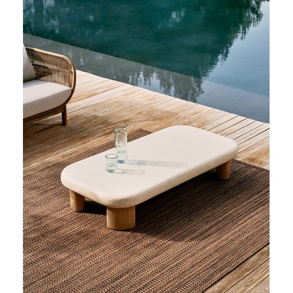 Aia kohvilaud betoonplaadiga 70x140 cm Labra - Kave Home-image-1
