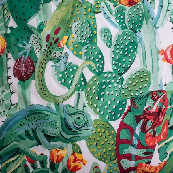 Roheline puuvillane helendava efektiga laste voodipesu 140x200 cm Chameleon - Jerry Fabrics-image-4