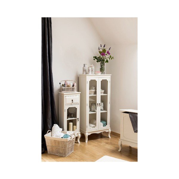 Krémový kelímek na zubní kartáčky z kameniny Premier Housewares Belle-image-1