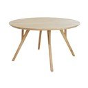 Ümmargune mangopuidust söögilaud ø 120 cm Quenza - Light & Living