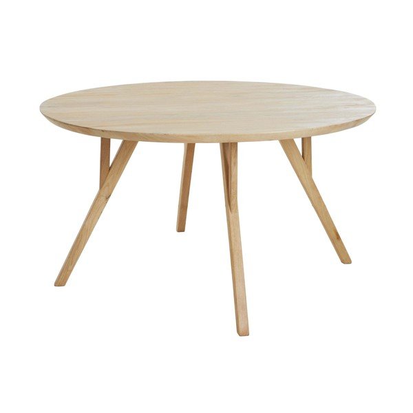 Ümmargune mangopuidust söögilaud ø 120 cm Quenza - Light & Living
