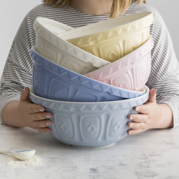 Helesinine kivikeraamikast kauss ø 29 cm - Mason Cash-image-1