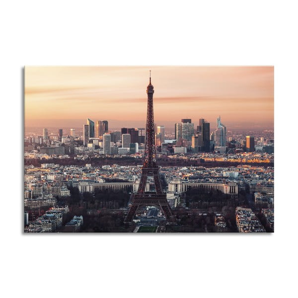 Obraz Styler Glas Destination Eiffel Tower, 80 x 120 cm