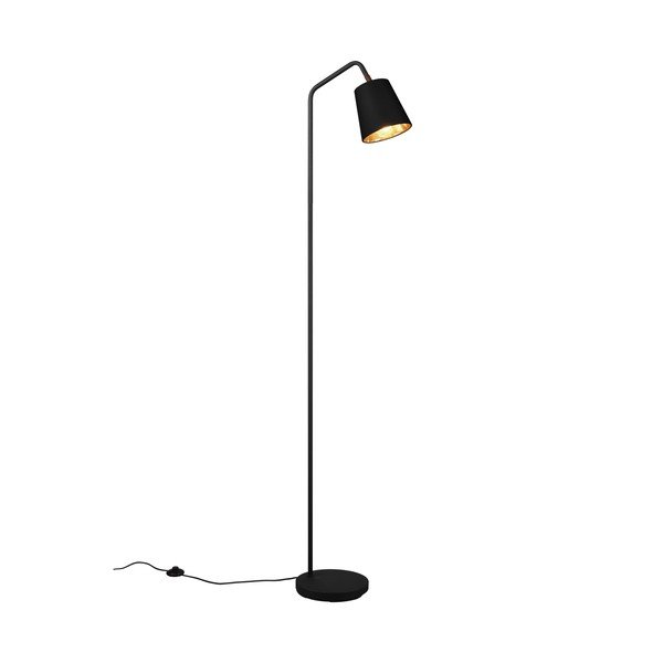 Must põrandavalgusti tekstiilist varjuga (kõrgus 148 cm) Buddy - Reality