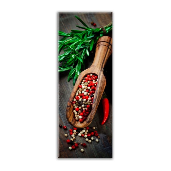 Obraz Styler Glasspik Kitchen Pepper Spoon, 30 x 80 cm