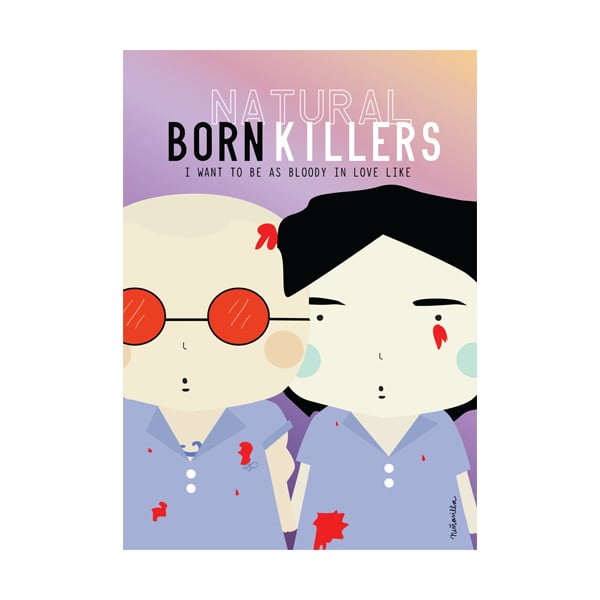 Plakát NiñaSilla Born Killers, 21 x 42 cm