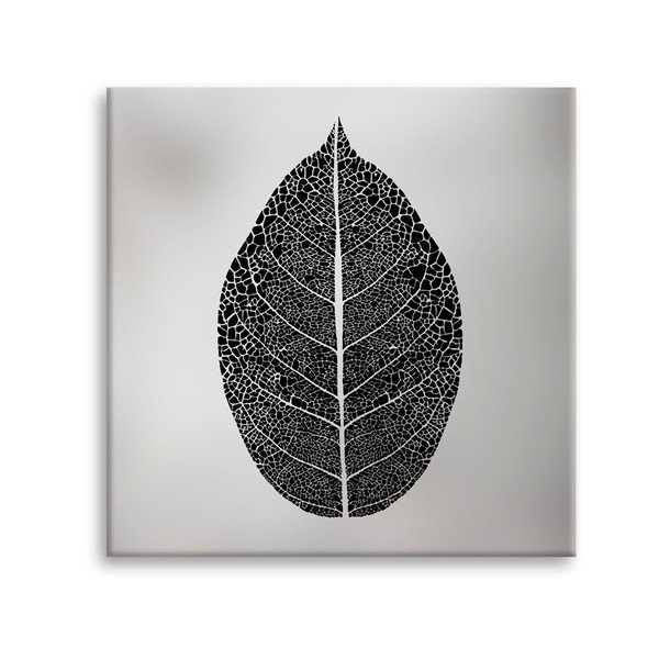 Obraz na plátně Styler Silver Leaf, 60 x 60 cm