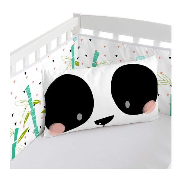 Puuvillane madratsiümbris Panda, 210 x 40 cm Panda Garden - Moshi Moshi-image-1