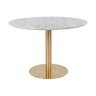 Ümmargune marmorist söögilaud ø 110 cm Bolzano - House Nordic