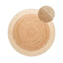 Käsitsi kootud kahepoolne džuudist ümmargune vaip ø 120 cm Jutta Gold - Hanse Home