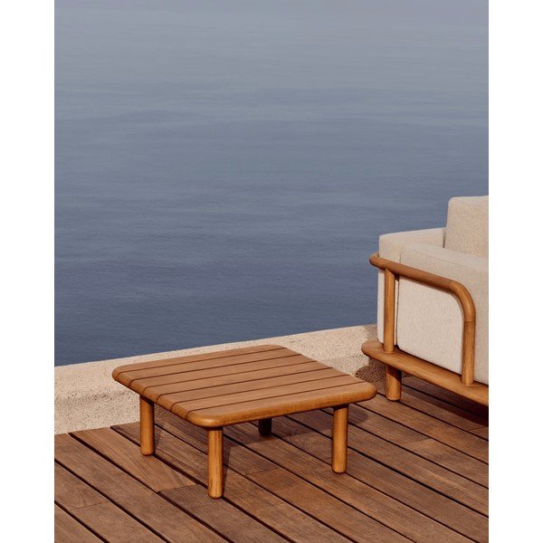 Tiikpuidust aialaud 70x70 cm Turqueta - Kave Home-image-1