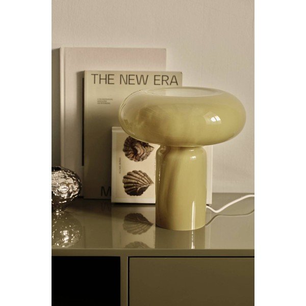 Khaki klaasist laualamp (kõrgus 28 cm) Aurora - Ellos Home-image-2