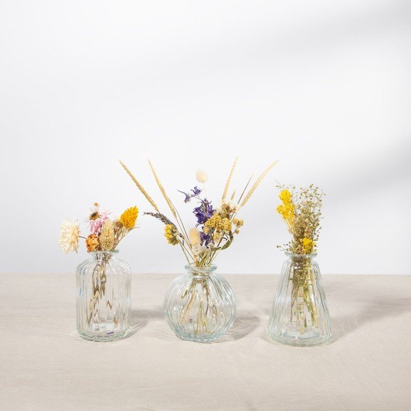 3 klaasvaasi komplekt Bud - Sass & Belle-image-1