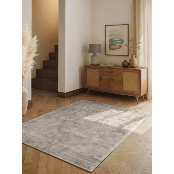 Hall käsitsi kootud viskoosvaip 80x150 cm Noemi - Vikosa-image-1