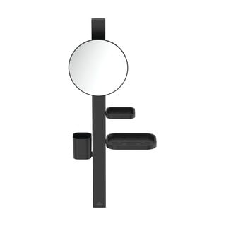 Seinapeegel riiuli ja riidepuuga ø 20,5 cm ALU+ – Ideal Standard