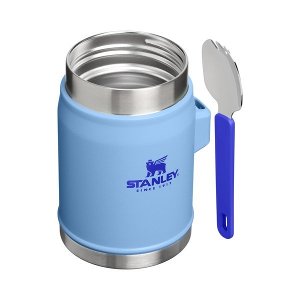 Sinine roostevabast terasest toidutermos 400 ml Legendary Food Jar + Spork Blue Sky - Stanley-image-1