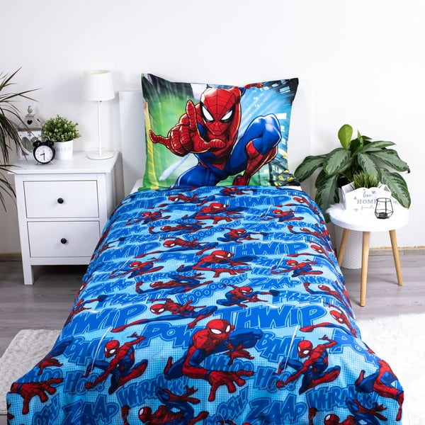Puuvillane laste voodipesu üheinimesevoodile 140x200 cm Spider-man - Jerry Fabrics-image-3