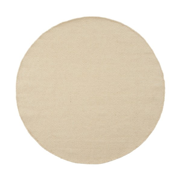 Vlněný koberec Asko White, 90 cm