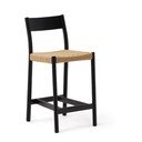 Must tammepuidust baaritool (istme kõrgus 65 cm) Yalia - Kave Home