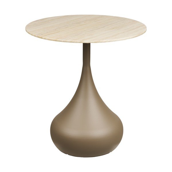 Ümmargune abilaud klaasist pealispinnaga ø 50 cm Pienza - House Nordic