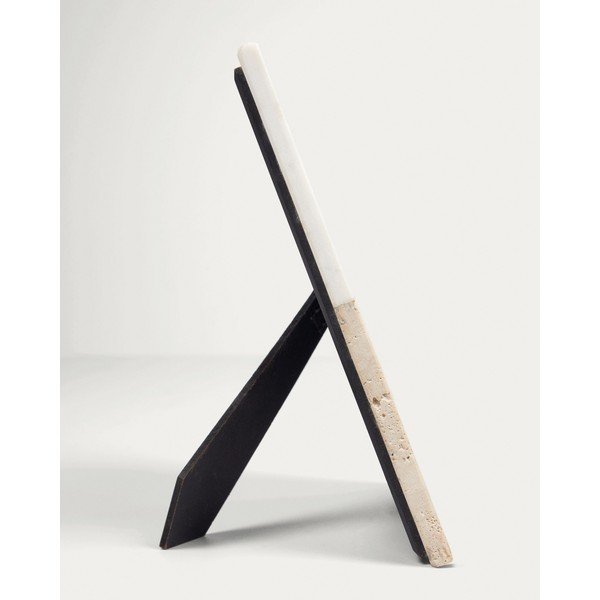 Valge kivist pildiraam 18x23 cm Uria - Kave Home-image-3