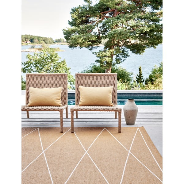 Ookerkollane sise/välisvaip 70x320 cm Max Ochre – Pappelina-image-3