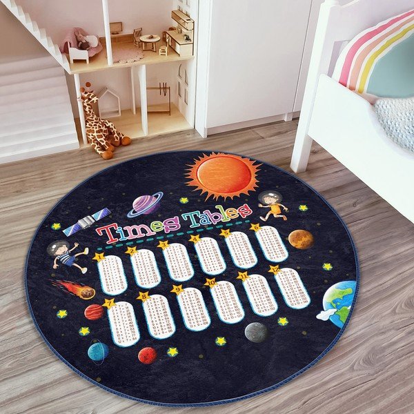 Must laste vaip ø 80 cm Comfort - Mila Home-image-3