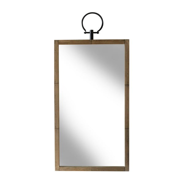 Zrcadlo s dřevěným rámem Red Cartel, 40 x 85 cm
