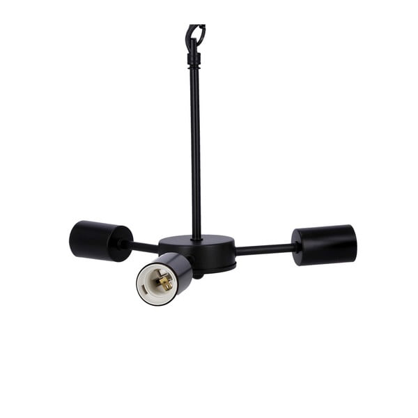 Mustast metallist rippvalgusti Sparta - Candellux Lighting-image-3