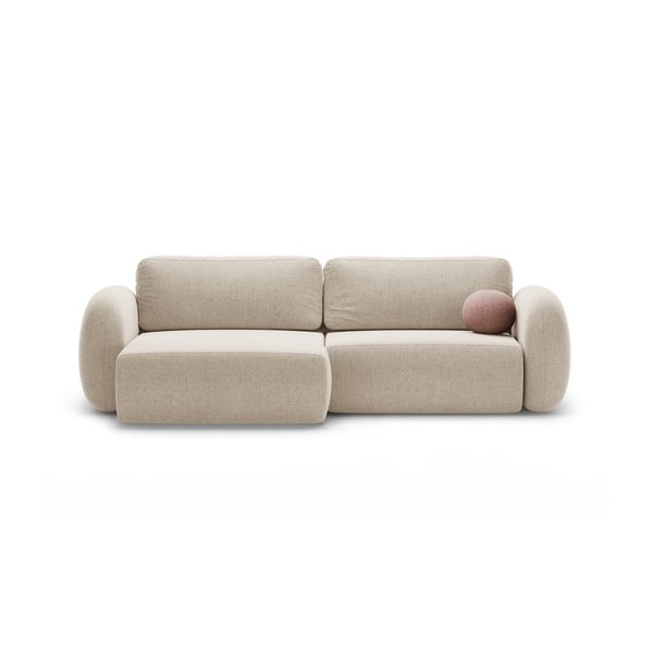  Beež sametist lahtikäiv hoiuruumiga nurgadiivan Tonale – Cosmopolitan Design