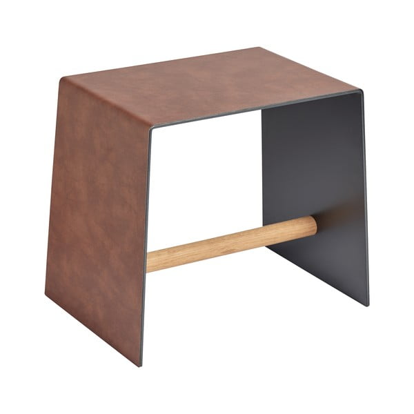 Konjakipruun metallist taburet Bull - LIND DNA-image-3