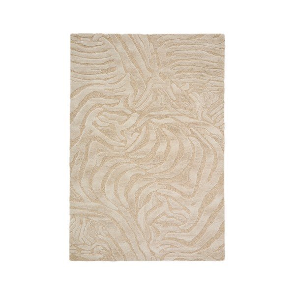 Beež käsitsi kootud villasegust vaip 160x230 cm Tribet - Kave Home