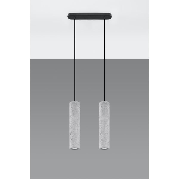 Betoonist rippvalgusti , pikkus 34 cm Fadre - Sollux-image-2