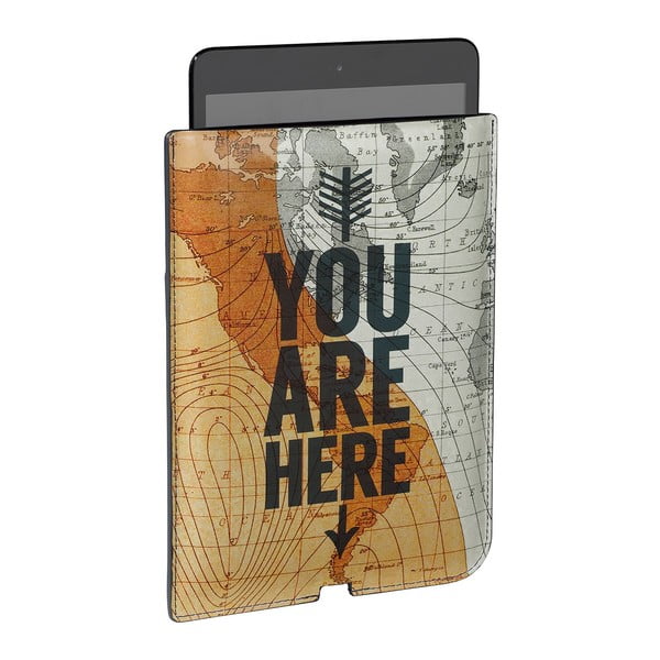 Obal na mini tablet Cartography You Are Here