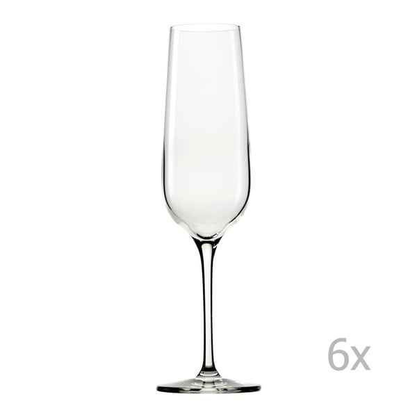 Sada 6 sklenic Stölzle Lausitz Grandezza Flute Champagne, 214 ml