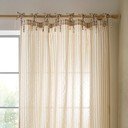 Beež kardin 140x229 cm Zanzibar Woven Stripe - Pineapple Elephant