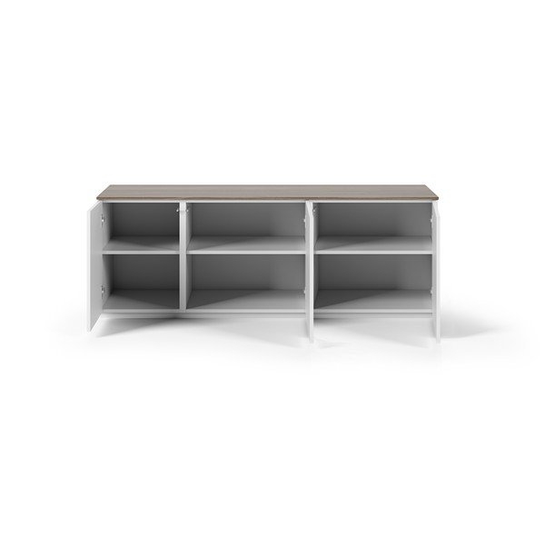 Valge madal kapp 160x57 cm Join - TemaHome-image-3